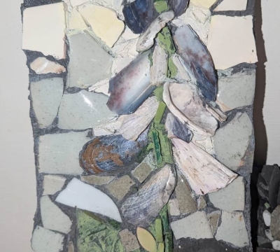 From Fragments to Flowers: A Foxglove in Mosaic